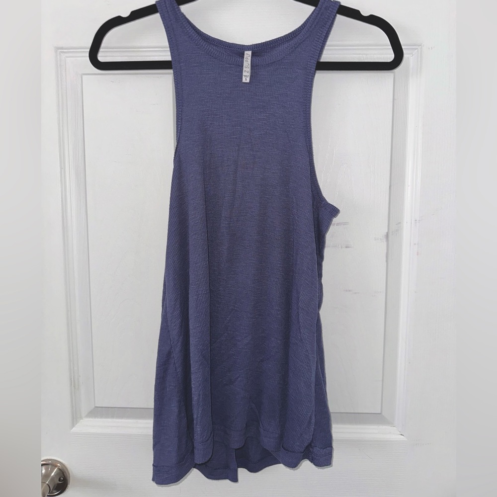 Z Supply Blue Tank Top